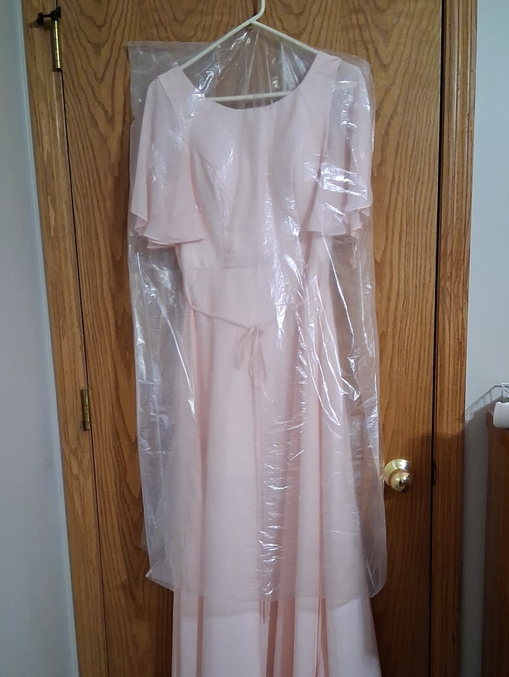 Blush pink special occasion dress, estimated medium - Picture 7 of 10